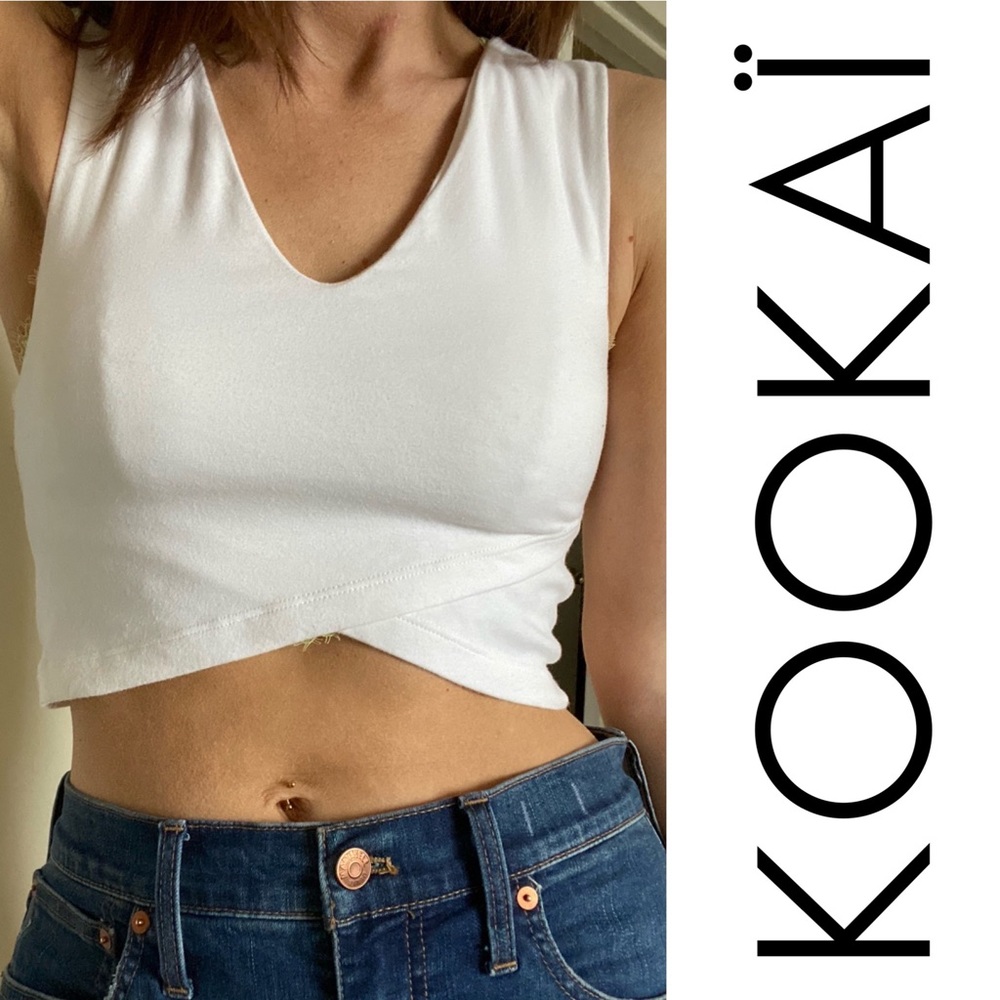 [Kookai] Crossover Crop Top